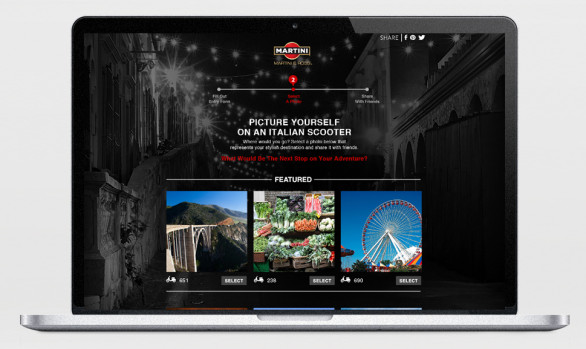 Martini Rossi - "Live Adventurously" Digital Promotion